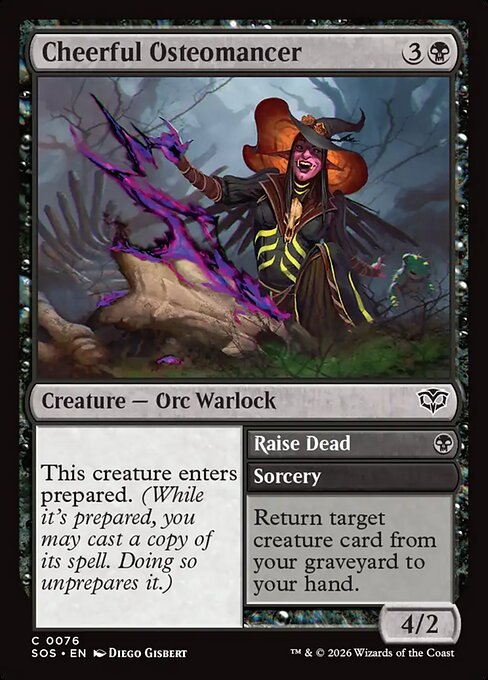 Cheerful Osteomancer // Raise Dead (SOS 76)