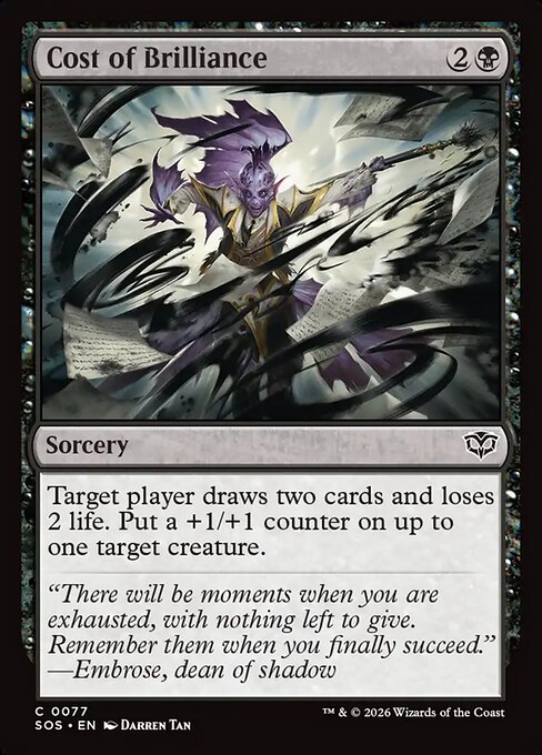 Cost of Brilliance (SOS 77)