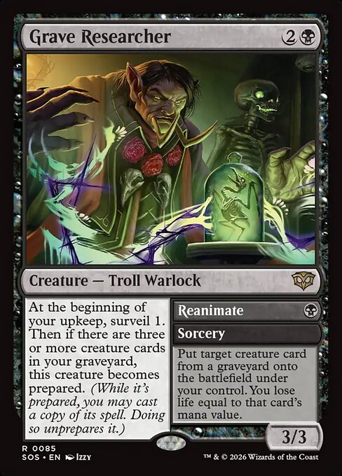 Grave Researcher // Reanimate (SOS 85)