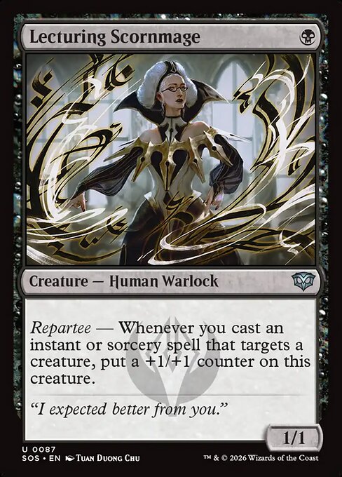 Lecturing Scornmage (SOS 87)