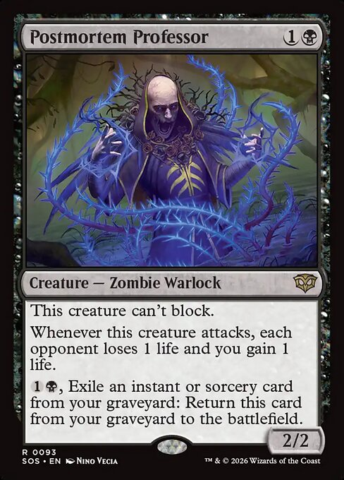 Postmortem Professor (SOS 93)