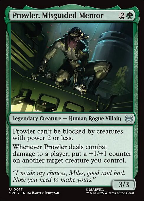 Prowler, Misguided Mentor (SPE 17)