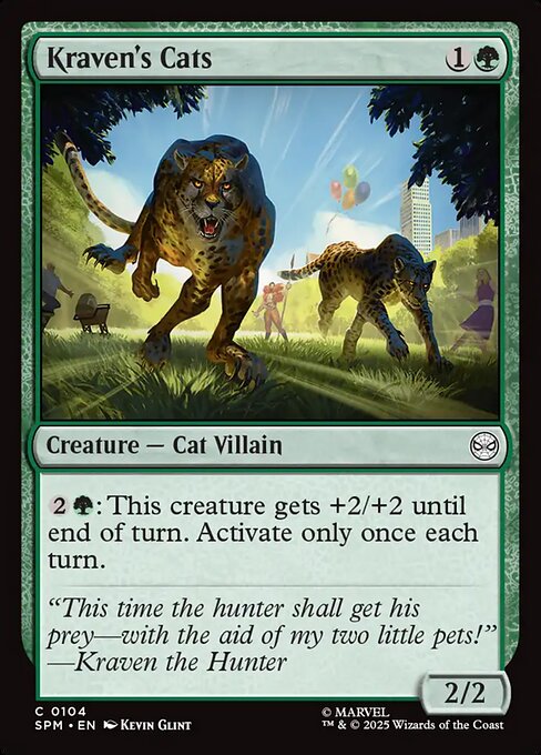 Kraven's Cats (SPM 104)