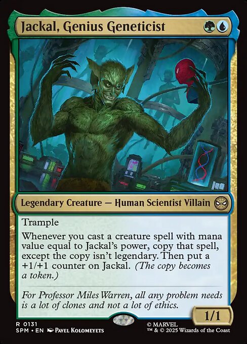 Jackal, Genius Geneticist (SPM 131)