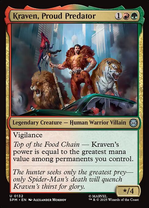 Kraven, Proud Predator (SPM 132)