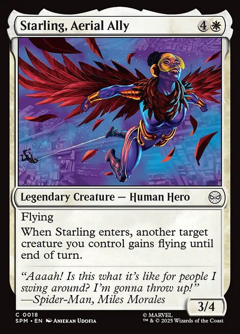 Starling, Aerial Ally (SPM 18)