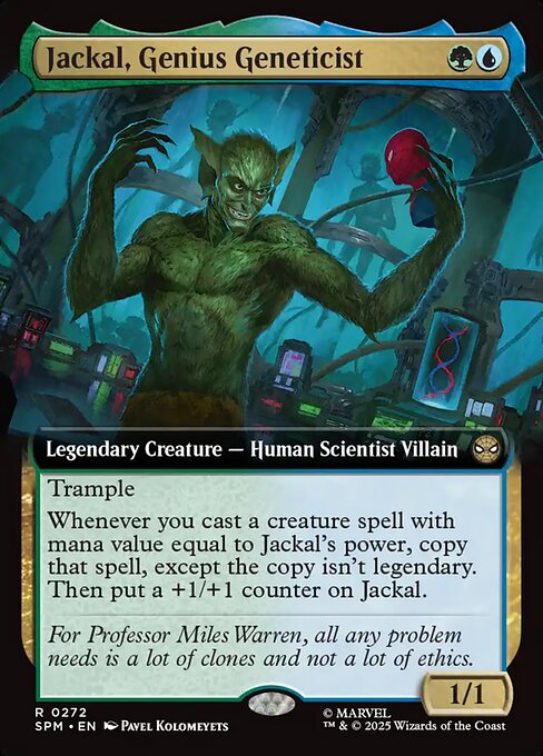 Jackal, Genius Geneticist (SPM 272)