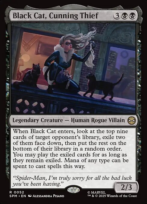 Black Cat, Cunning Thief (SPM 52)