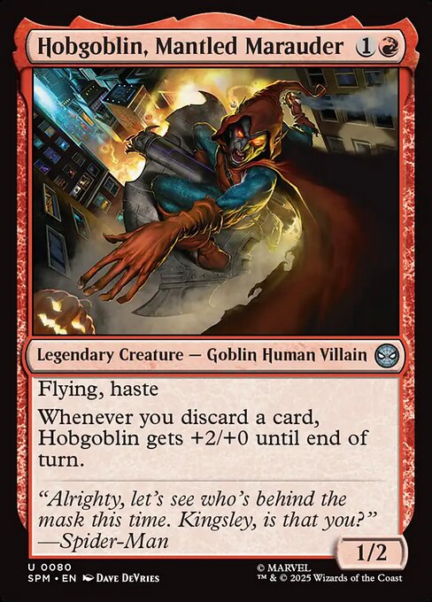 Hobgoblin, Mantled Marauder (SPM 80)