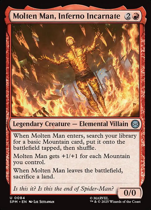 Molten Man, Inferno Incarnate (SPM 84)