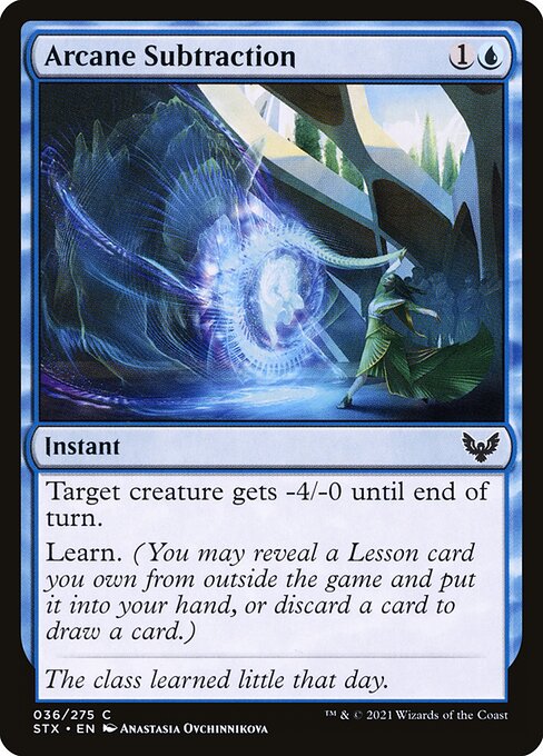 Arcane Subtraction (STX 36)