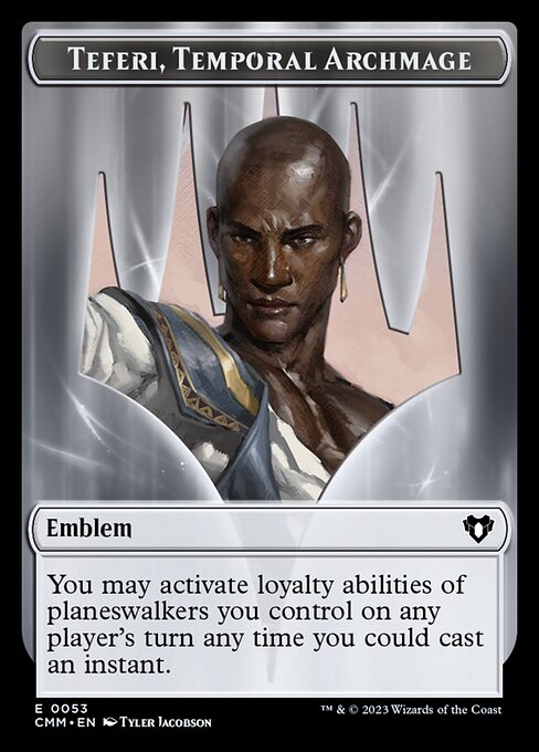 Teferi, Temporal Archmage Emblem (TCMM 53)