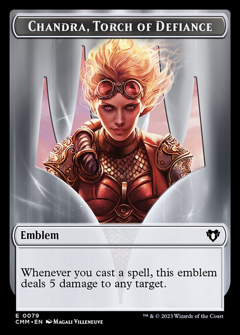 Chandra, Torch of Defiance Emblem (TCMM 79)