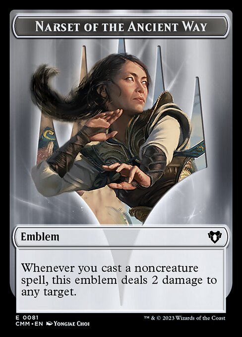 Narset of the Ancient Way Emblem (TCMM 81)