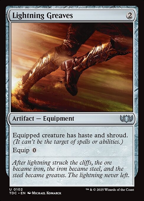 Lightning Greaves (TDC 102)