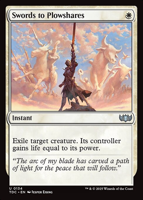 Swords to Plowshares (TDC 134)