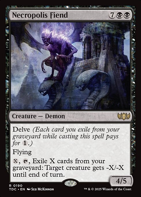 Necropolis Fiend (TDC 190)
