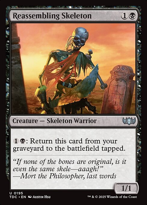Reassembling Skeleton (TDC 195)