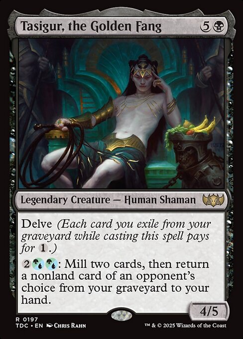 Tasigur, the Golden Fang (TDC 197)
