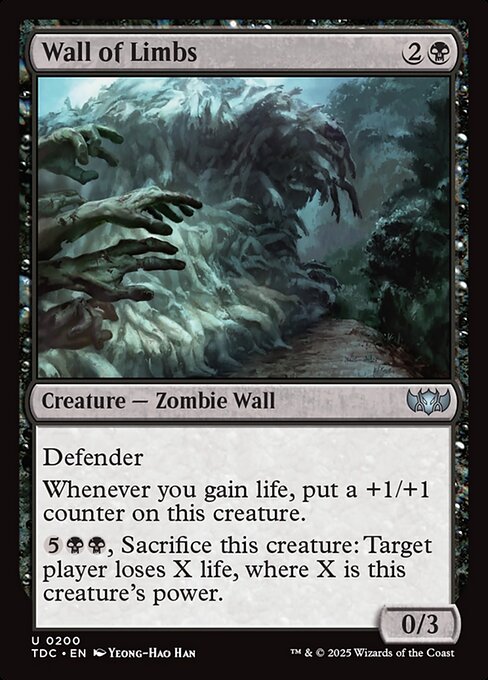 Wall of Limbs (TDC 200)