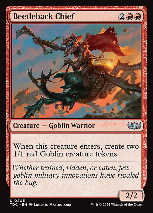 Beetleback Chief (TDC 205)