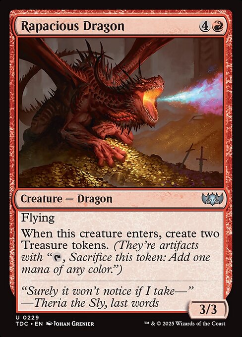 Rapacious Dragon (TDC 229)
