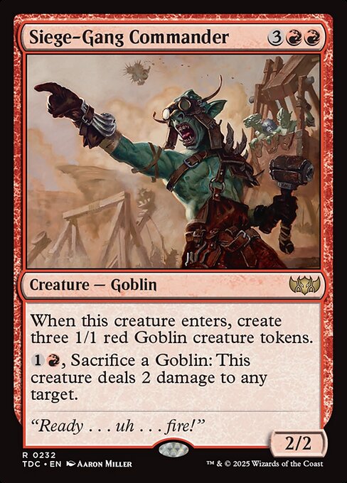 Siege-Gang Commander (TDC 232)