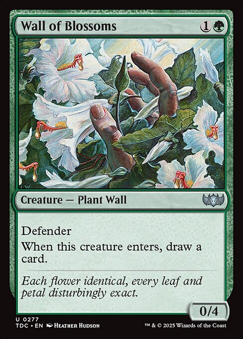 Wall of Blossoms (TDC 277)