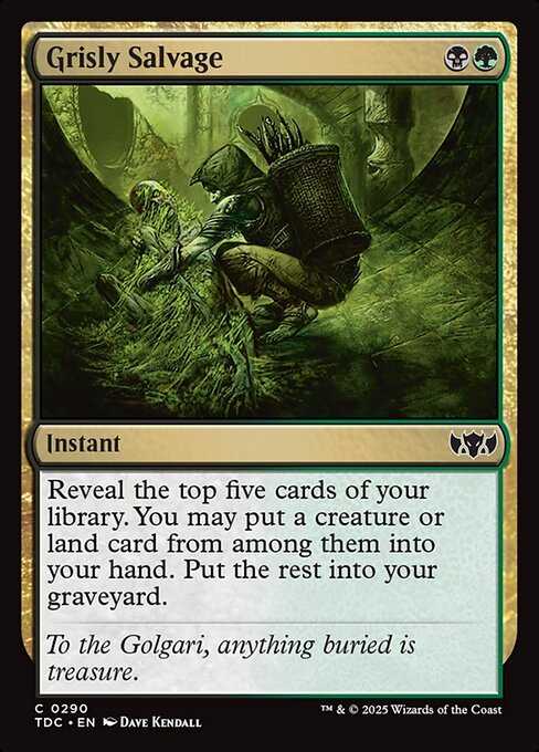 Grisly Salvage (TDC 290)