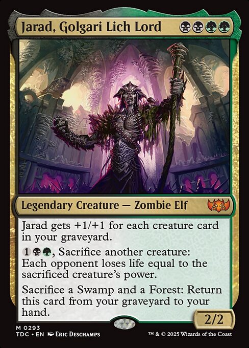 Jarad, Golgari Lich Lord (TDC 293)