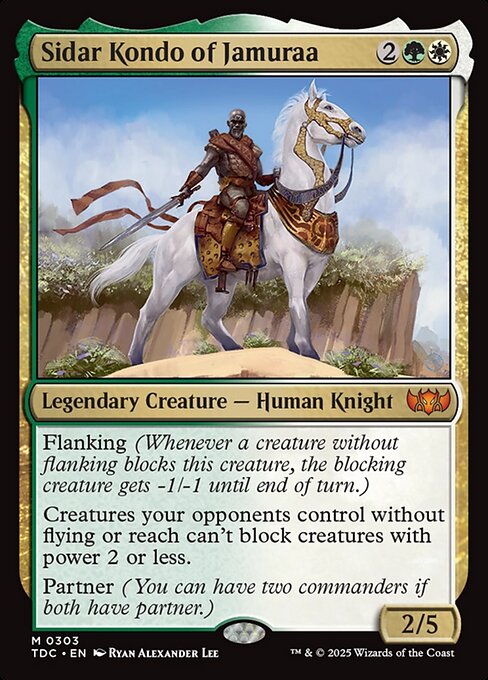 Sidar Kondo of Jamuraa (TDC 303)