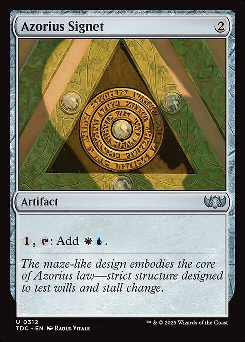Azorius Signet (TDC 312)