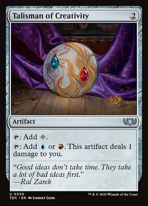 Talisman of Creativity (TDC 330)