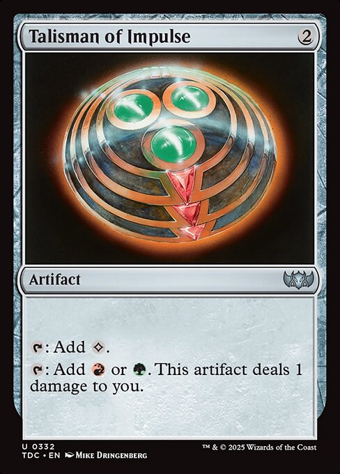 Talisman of Impulse (TDC 332)