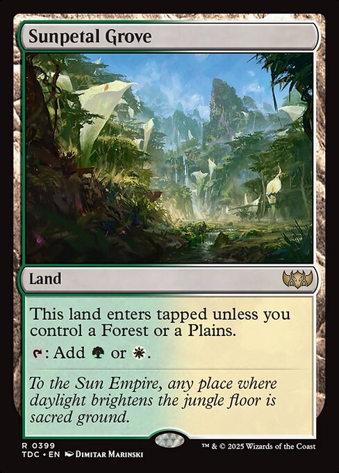 Sunpetal Grove (TDC 399)