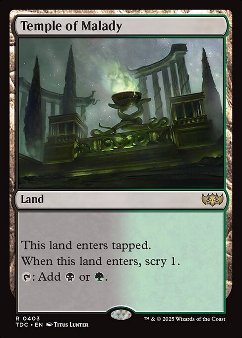 Temple of Malady (TDC 403)