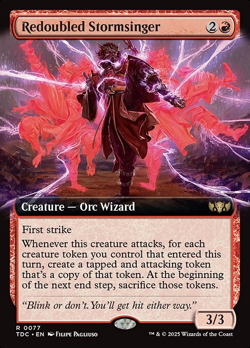 Redoubled Stormsinger (TDC 77)