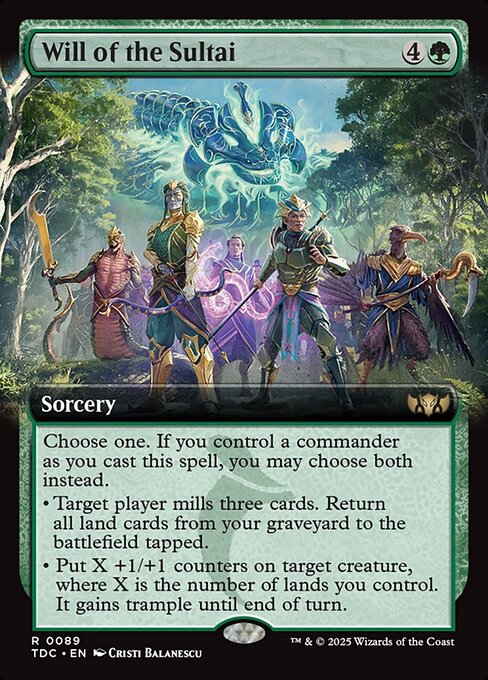 Will of the Sultai (TDC 89)