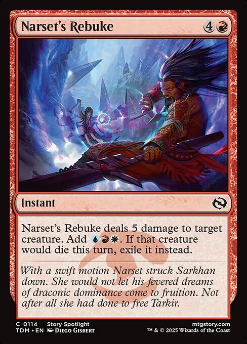 Narset's Rebuke (TDM 114)