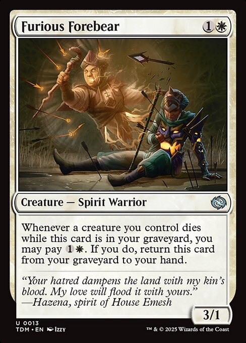 Furious Forebear (TDM 13)
