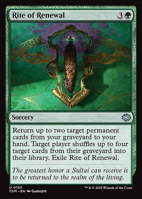 Rite of Renewal (TDM 153)