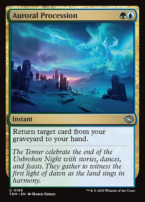 Auroral Procession (TDM 169)