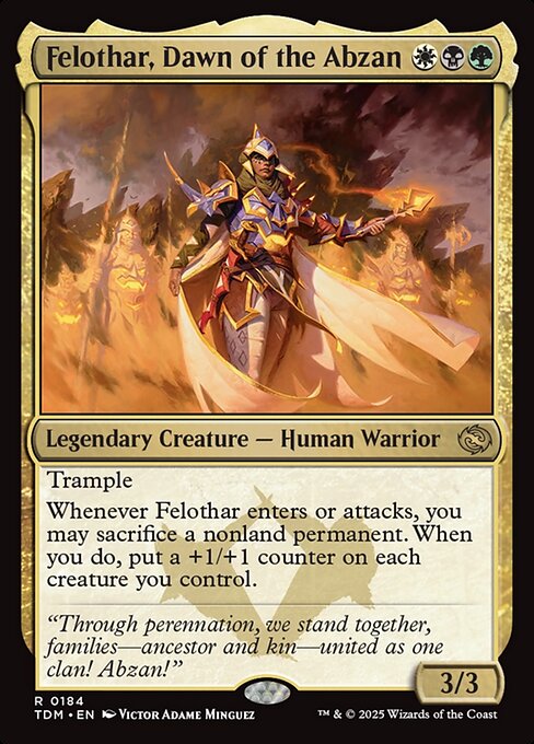 Felothar, Dawn of the Abzan (TDM 184)