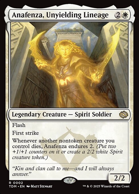 Anafenza, Unyielding Lineage (TDM 2)