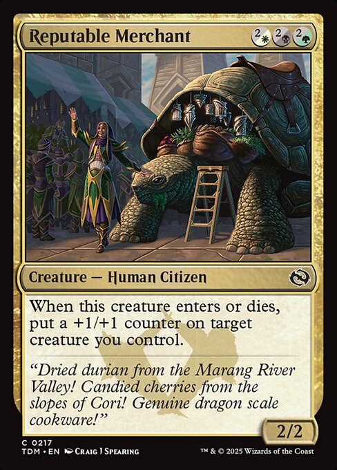 Reputable Merchant (TDM 217)