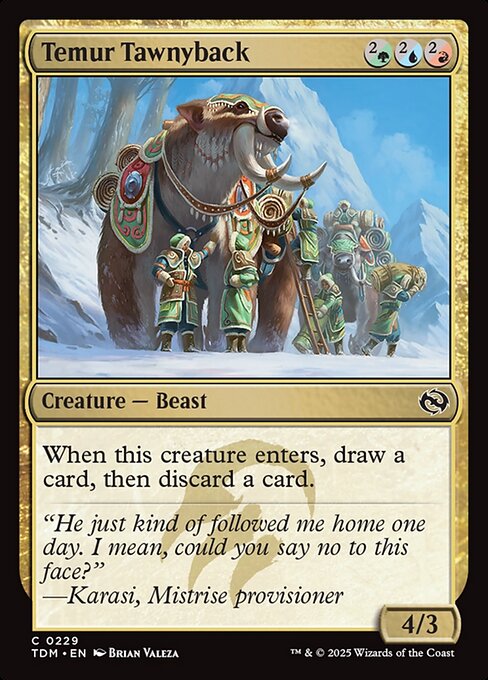 Temur Tawnyback (TDM 229)
