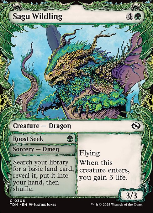 Sagu Wildling // Roost Seek (TDM 306)