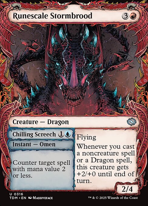 Runescale Stormbrood // Chilling Screech (TDM 316)