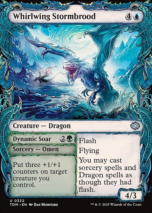 Whirlwing Stormbrood // Dynamic Soar (TDM 322)