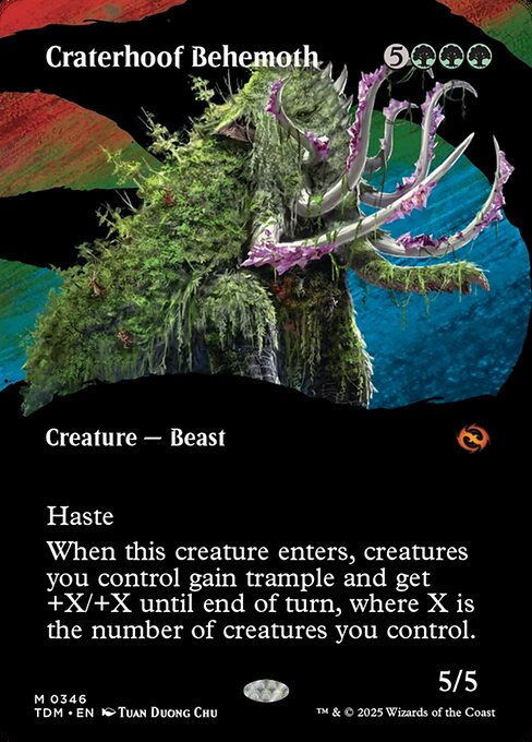 Craterhoof Behemoth (TDM 346)